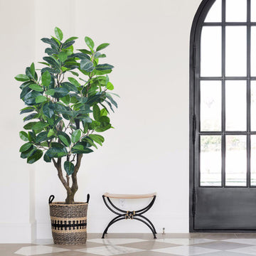 Artificial Banyan Bengal Ficus Tree PU 7 FT Floor Planter