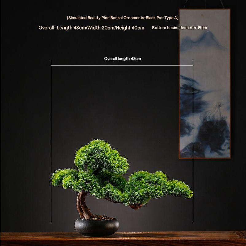 Artificial Pine Bonsai Tree Decoration