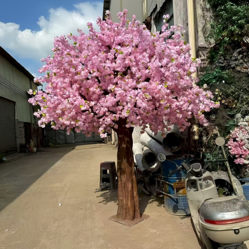 Custom Artificial Cherry Blossom Tree Fiberglass Trunk