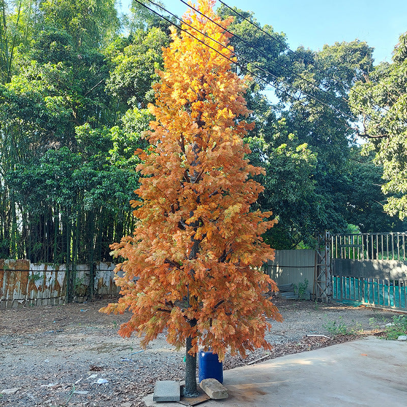 Artificial Cedar Tree Natural Wood Trunk For Hotel Use