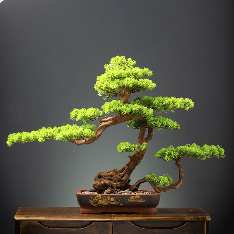 Fake Pine Bonsai Tree Indoor Use