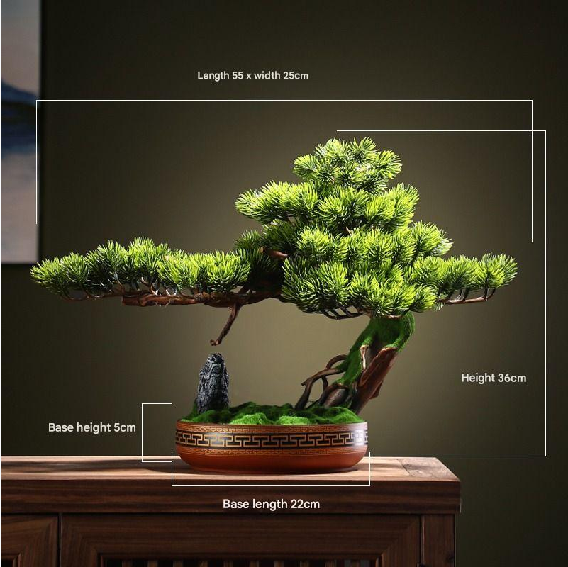 Artificial Bonsai Tree Ornament for Interior Design