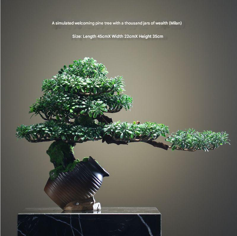 Artificial Lucky Welcome Pine Tree for Entrance Decor