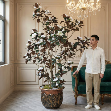 Artificial Magnolia Tree 10.5 FT Luxury Hall Entrance Decor