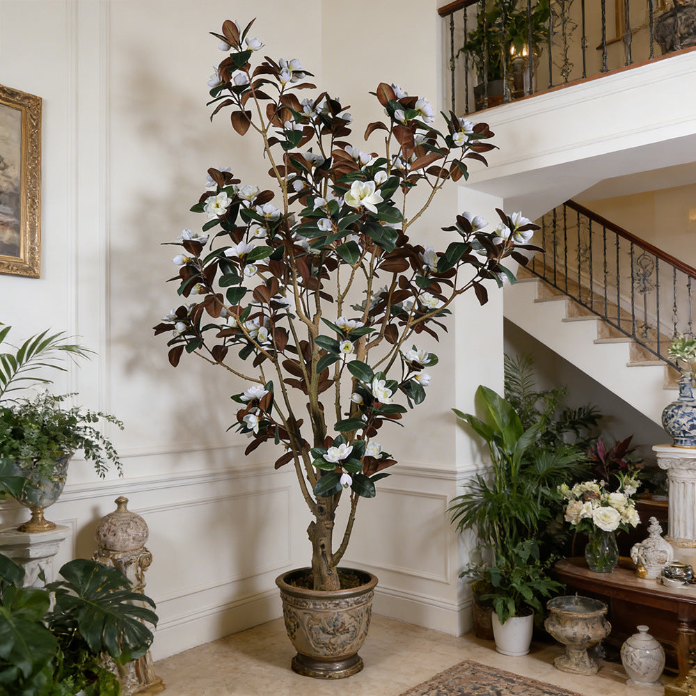 Artificial Magnolia Tree 10.5 FT Luxury Hall Entrance Decor