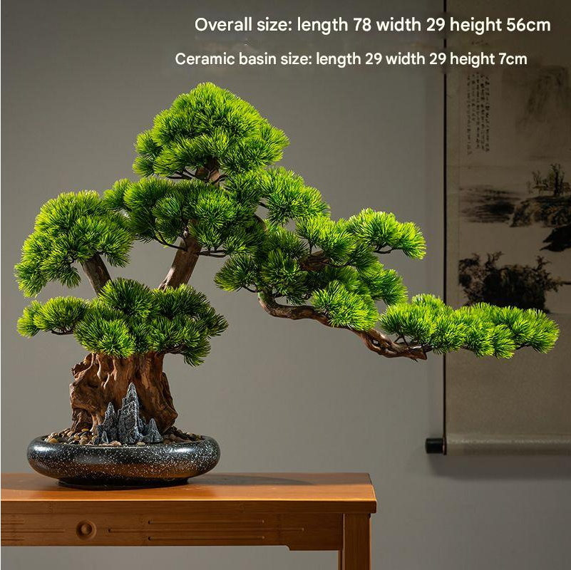 Artificial Cliff Cypress Natural Wood Trunk Entrance Accent