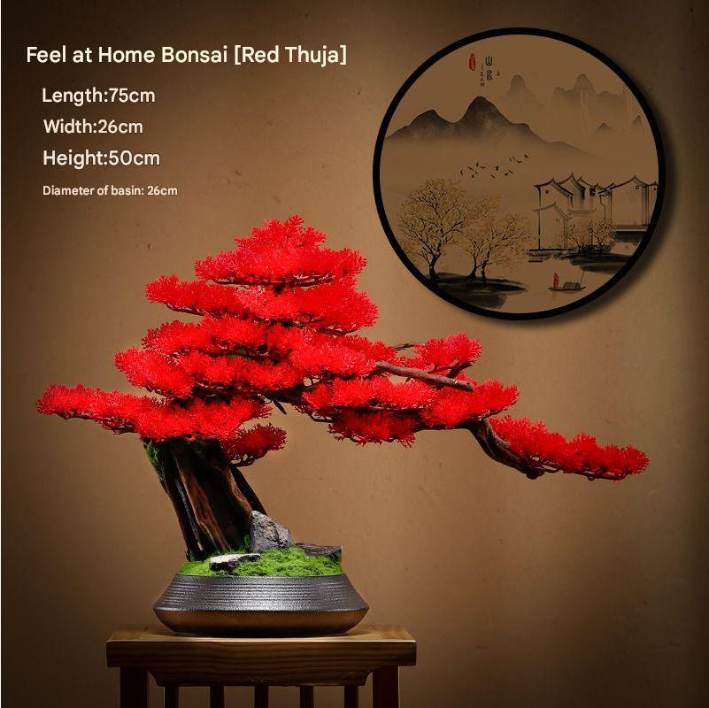 Artificial Bonsai Pine Tree for Living Room