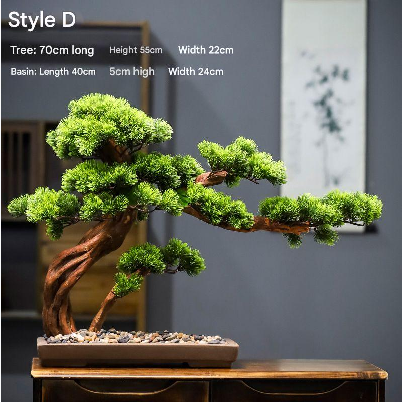 Fake Pine Bonsai Tree Indoor Use