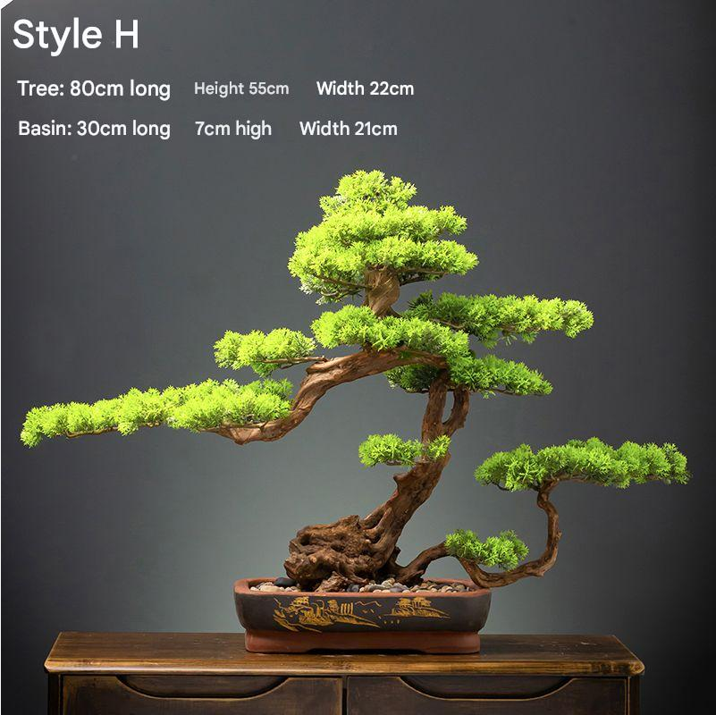 Fake Pine Bonsai Tree Indoor Use