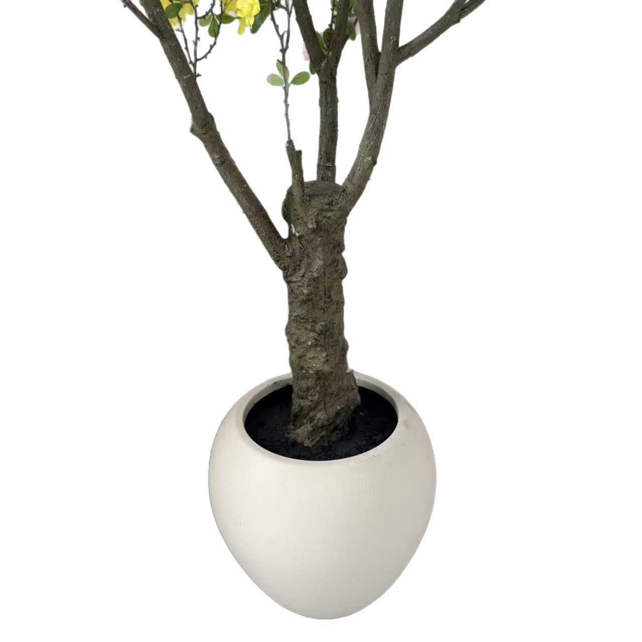 Large Artificial Begonia Flower Tree 6.5FT Decor