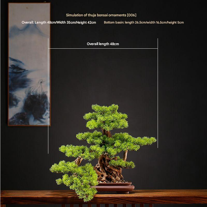 Artificial Pine Bonsai Tree Decoration
