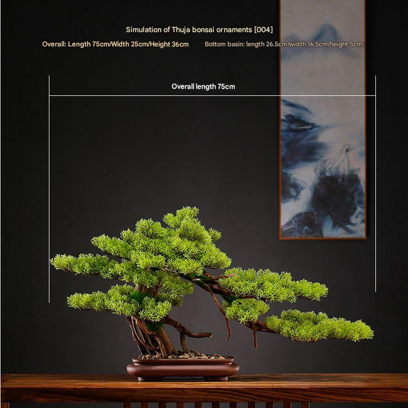 Artificial Pine Bonsai Tree Decoration