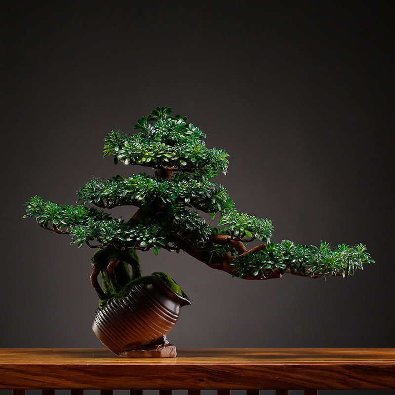 Artificial Welcome Pine Bonsai Tree