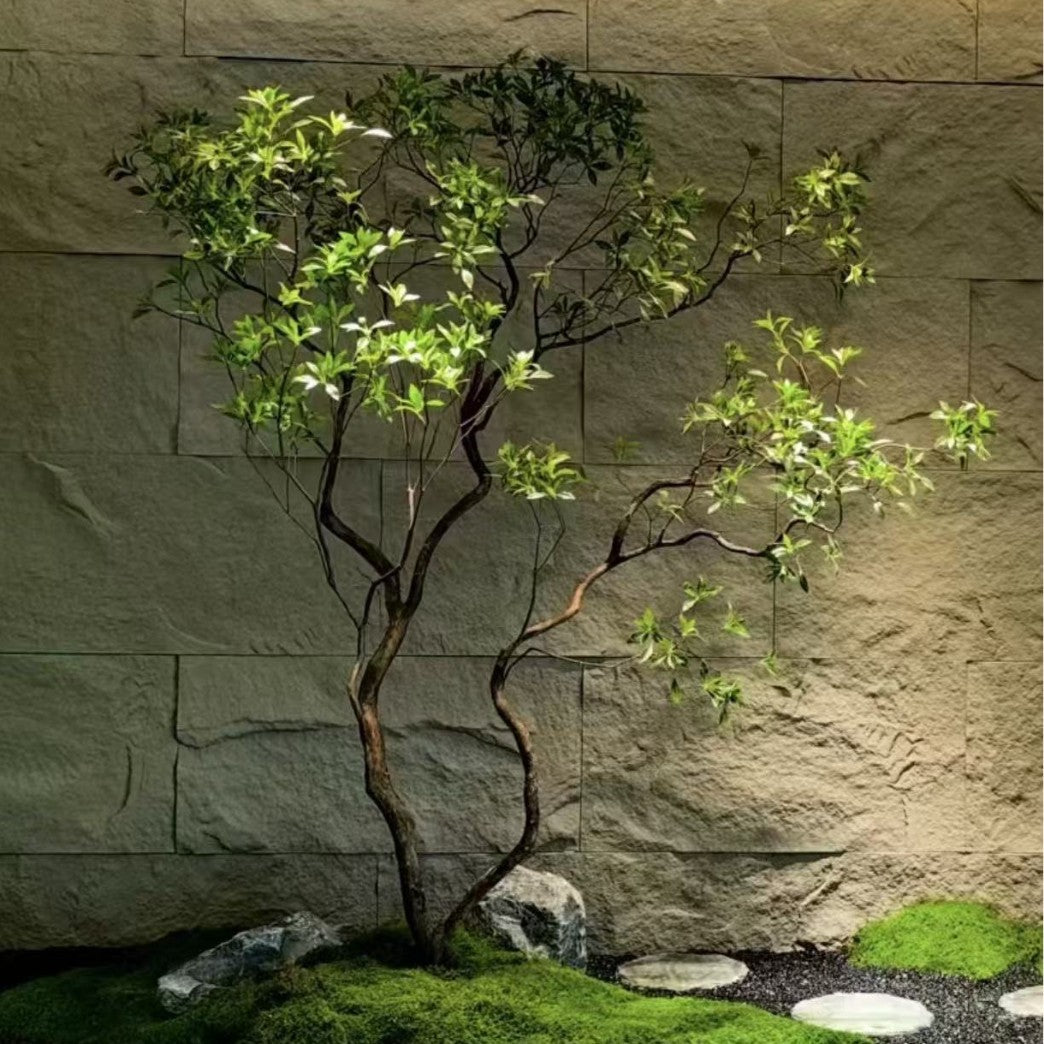 Artificial Pieris Tree Minimalist Faux Landscape Decor 6.5FT