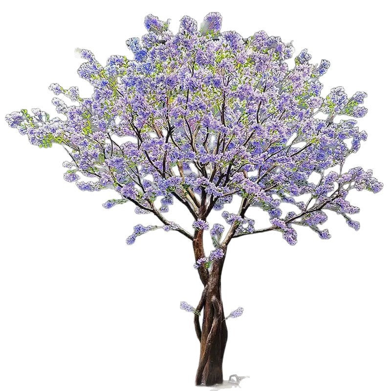 Artificial Crabapple Blossom Tree for Indoor Landscape Displays