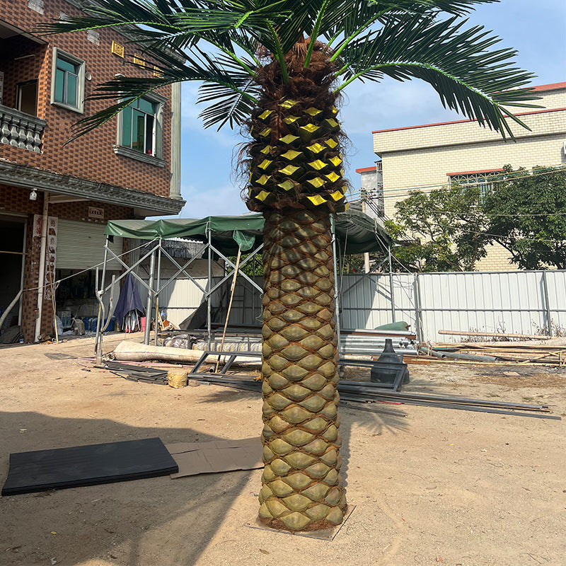 Artificial Date Palm Tree Faux Tropical Decor 10FT