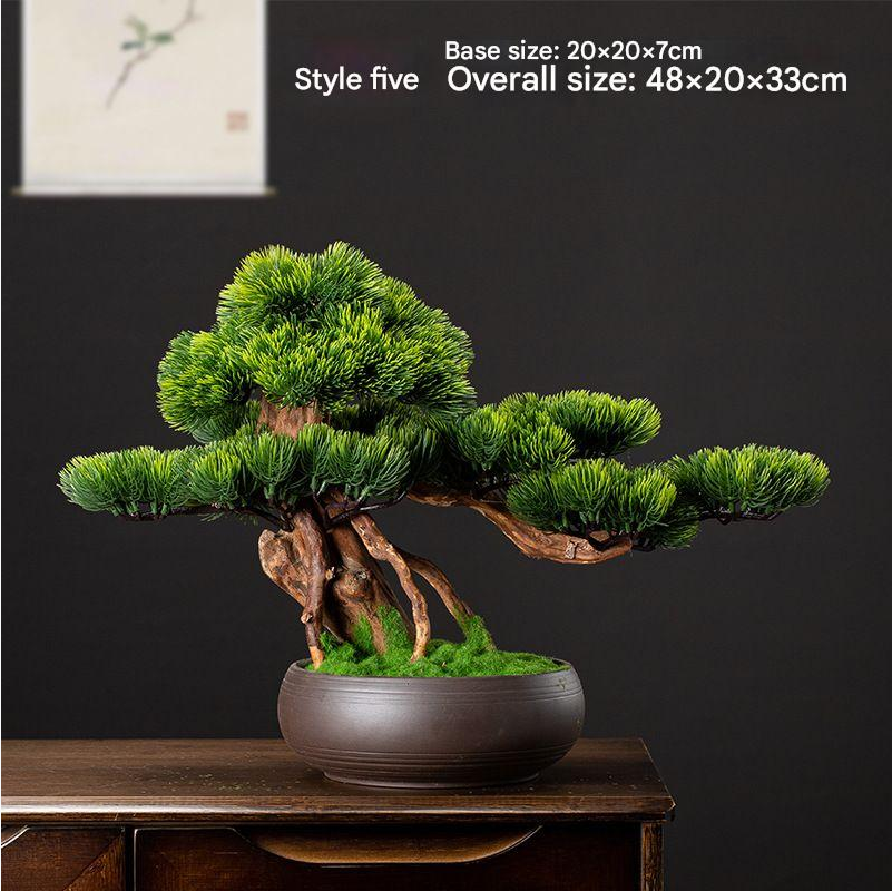 Artificial Pine Bonsai Plant for Home Decor