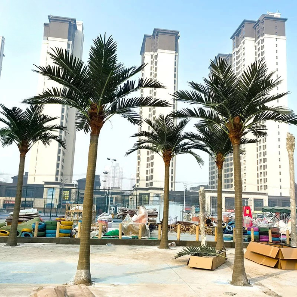 Artificial Coconut Palm Tree Eco-Friendly Fiberglass Indoor Outdoor