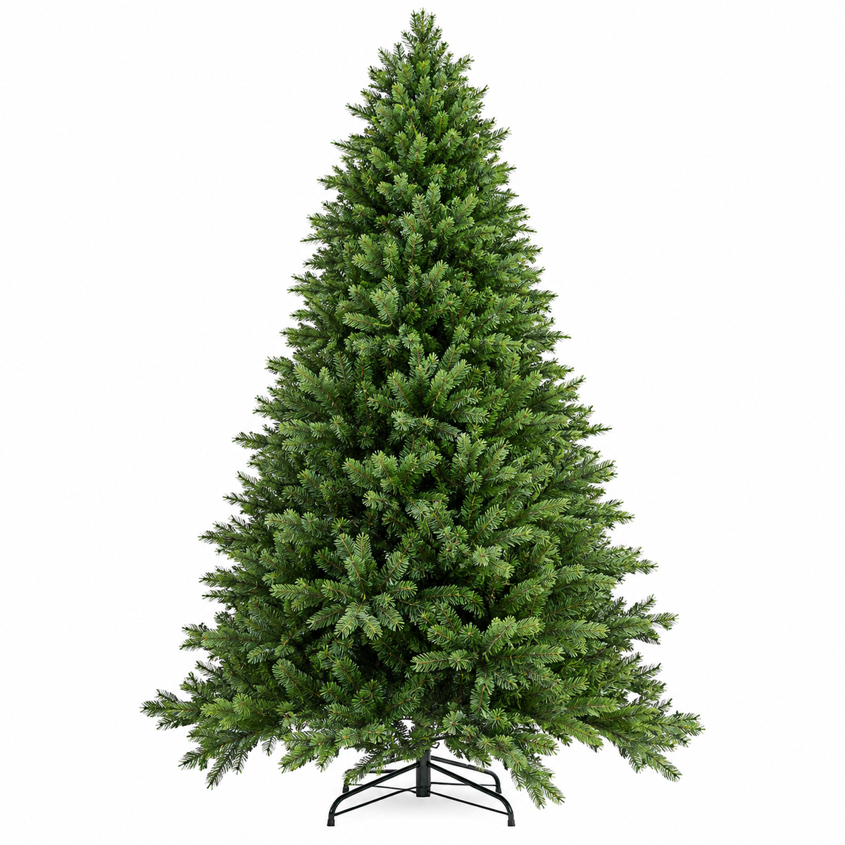 Royal Fir Artificial Christmas Tree with Realistic PE Branches and Built-In Lights