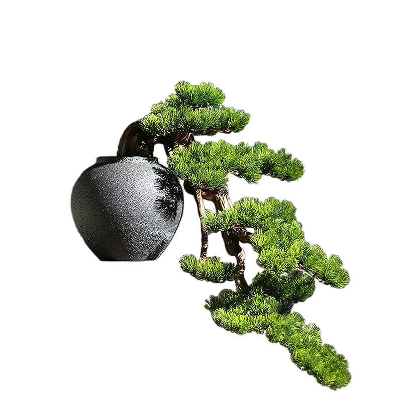 Artificial Cliff Pine Bonsai Fake Plant