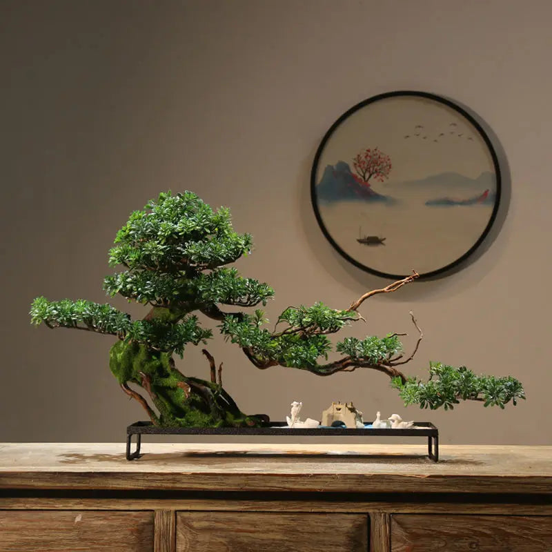 Artificial Pine Bonsai for Zen Landscape