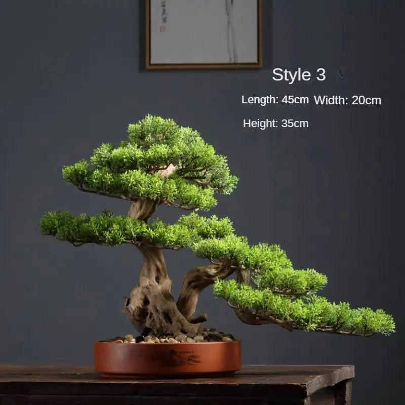 Artificial Bonsai Pine Tree 2ft Tall