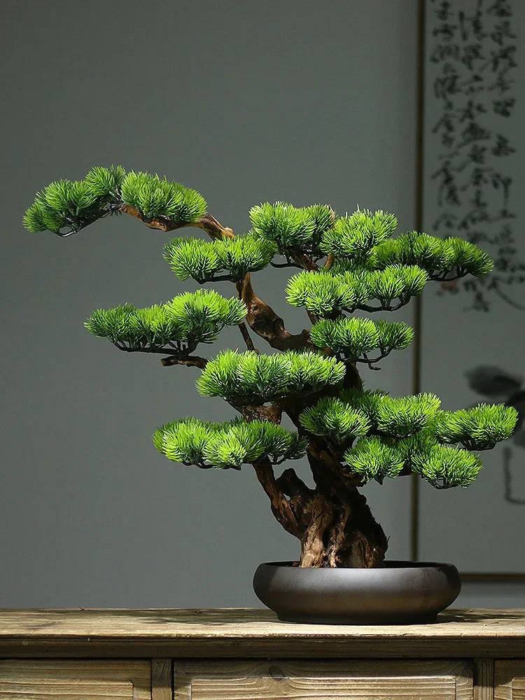 Artificial Pine Bonsai Tree for Living Room
