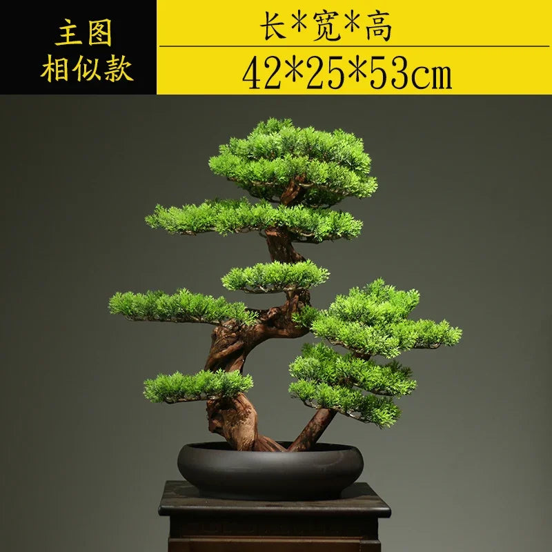 Artificial Pine Bonsai Tree for Living Room