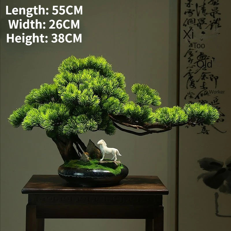 Artificial Pine Bonsai for Zen Landscape