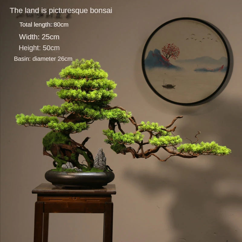Artificial Pine Bonsai for Zen Landscape