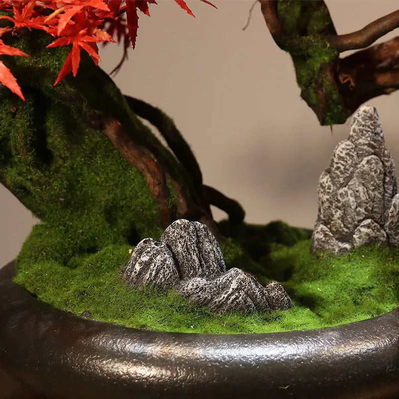 Artificial Pine Bonsai for Zen Landscape