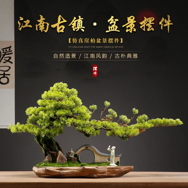 Artificial Pine Bonsai 4ft Zen Decoration