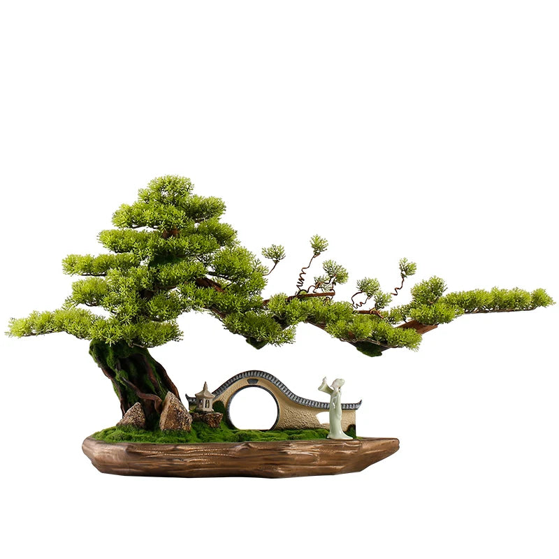 Artificial Pine Bonsai 4ft Zen Decoration