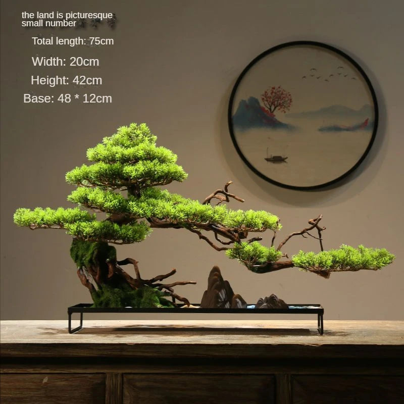Artificial Pine Bonsai for Zen Landscape