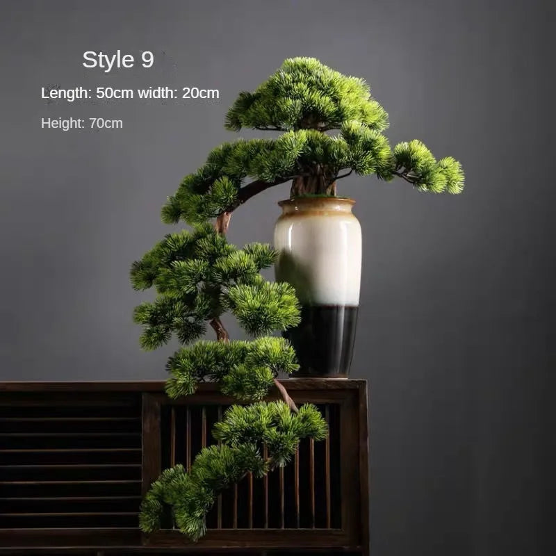 Artificial Bonsai Pine Tree 2ft Tall