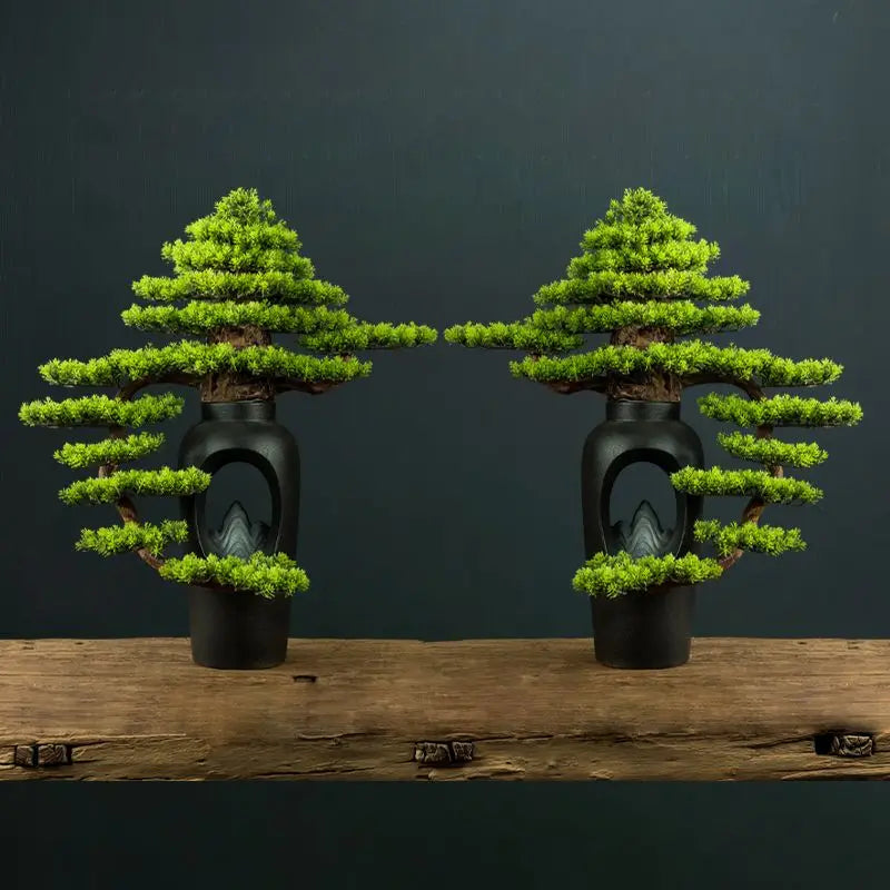 Artificial Pine Bonsai Tree Decoration