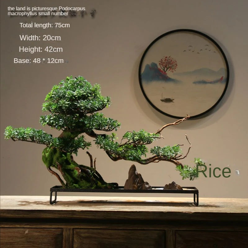 Artificial Pine Bonsai for Zen Landscape