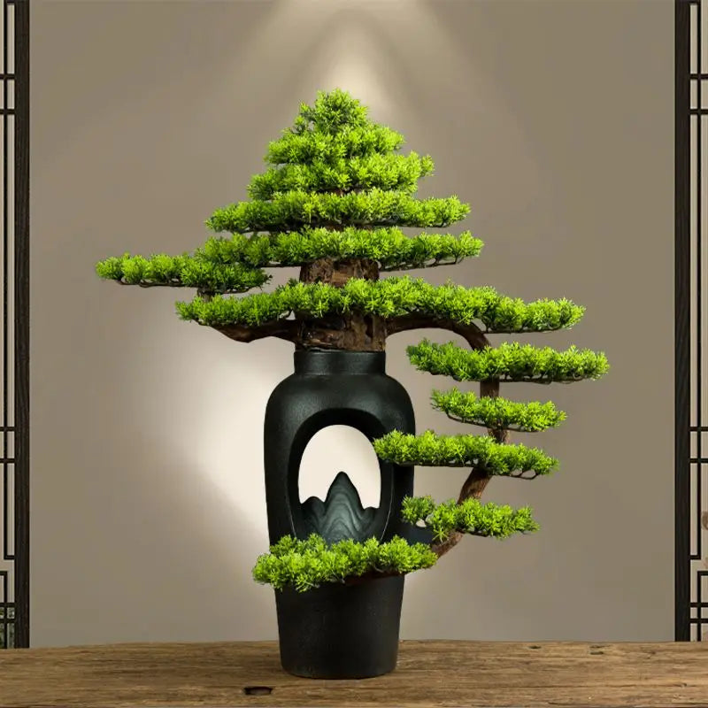 Artificial Pine Bonsai Tree Decoration