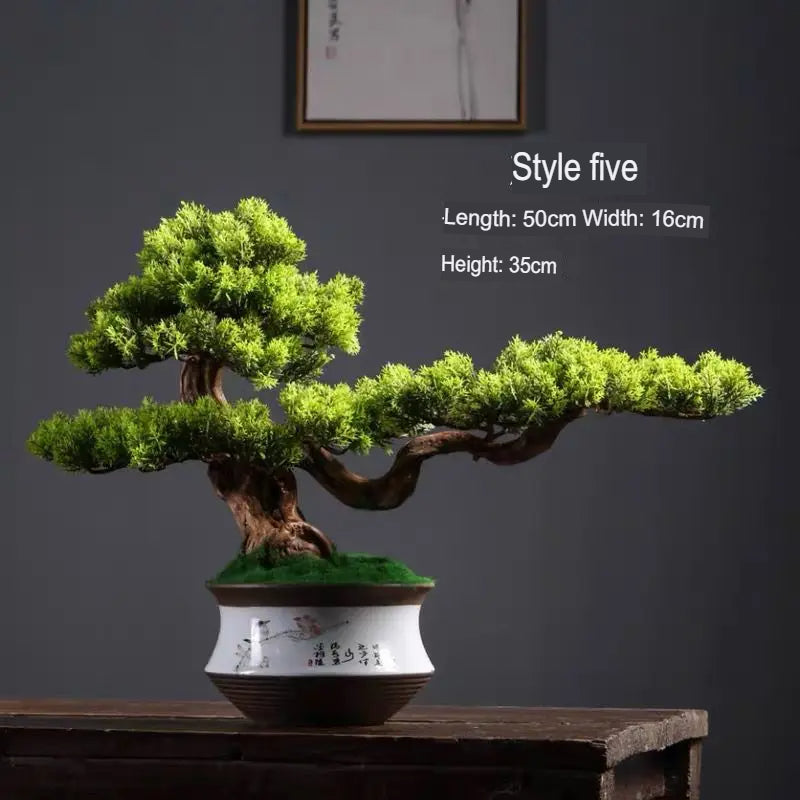 Artificial Bonsai Pine Tree 2ft Tall