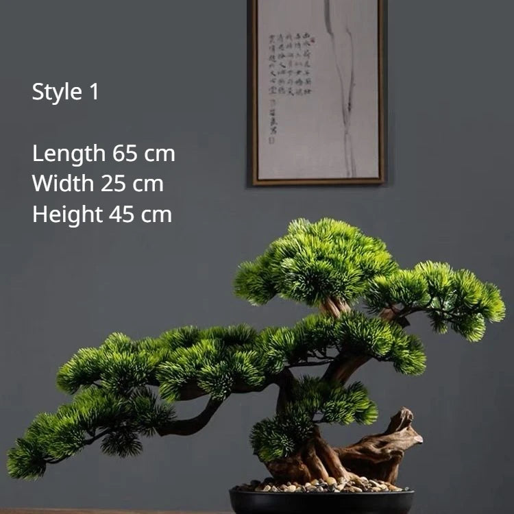 Artificial Bonsai Pine Tree 2ft Tall