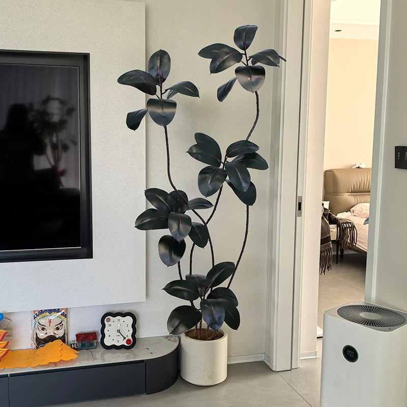 Artificial Green Rubber Tree 5ft Large