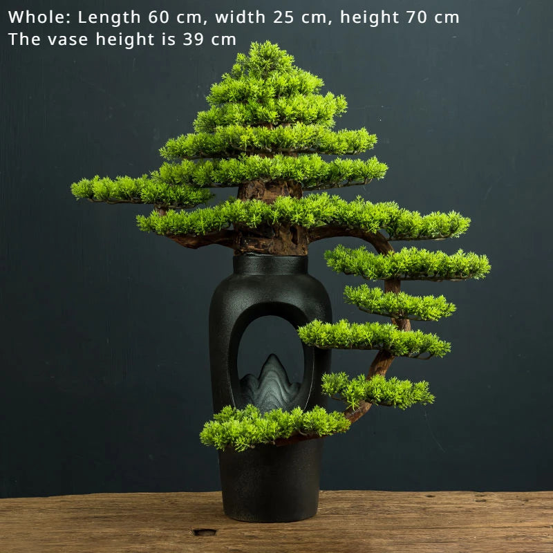 Artificial Pine Bonsai Tree Decoration