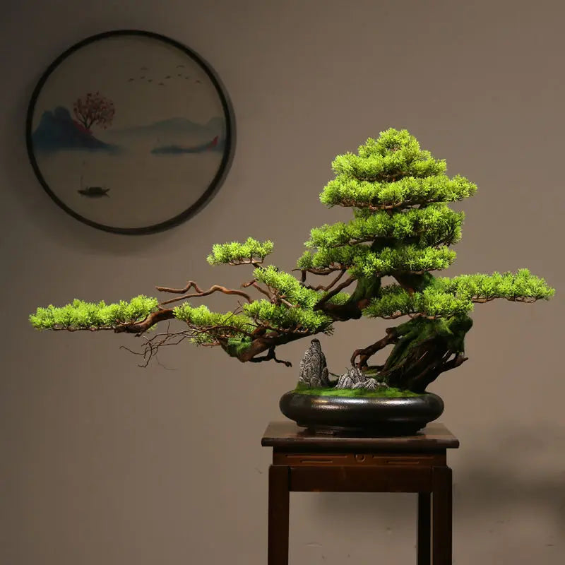 Artificial Pine Bonsai for Zen Landscape