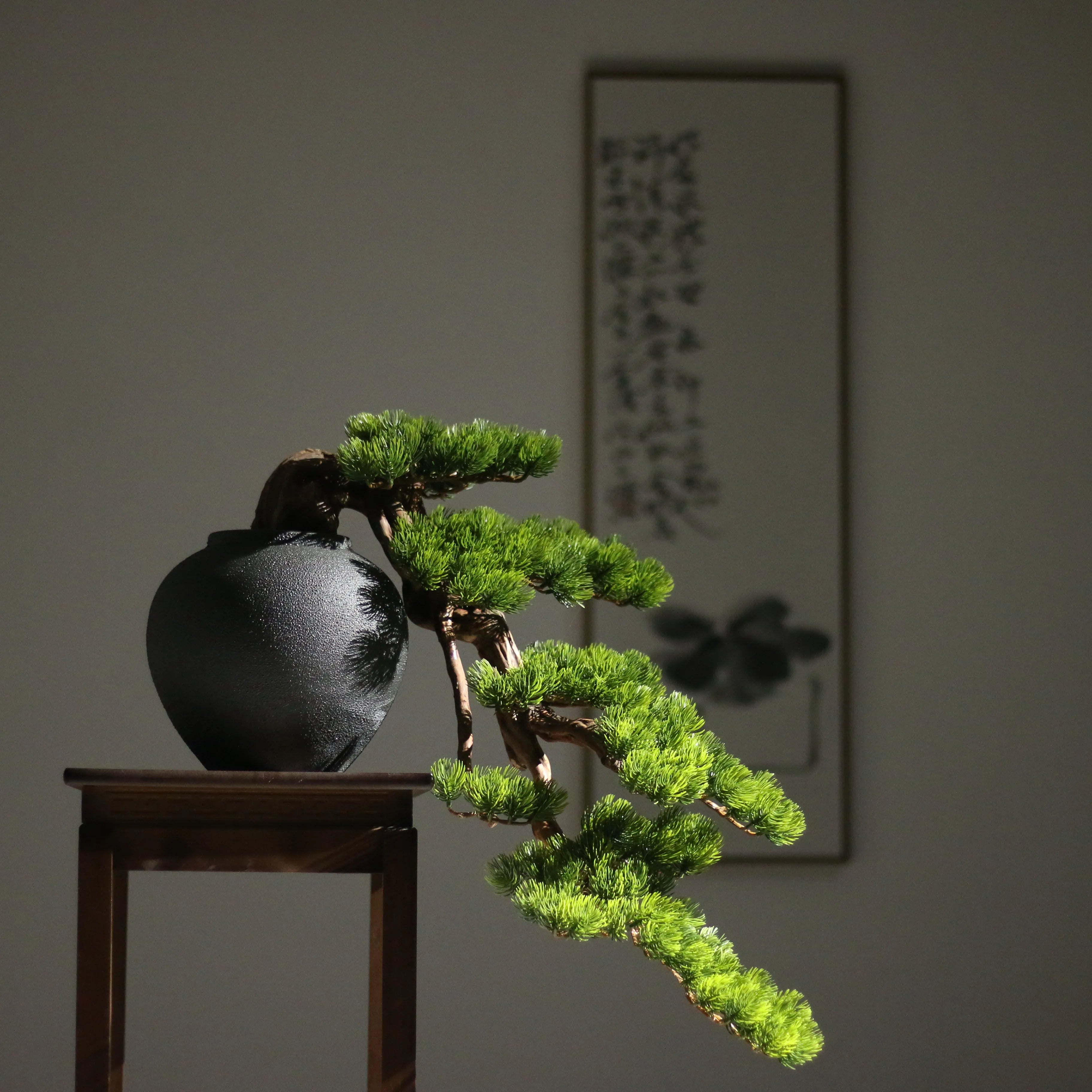 Artificial Cliff Pine Bonsai Fake Plant