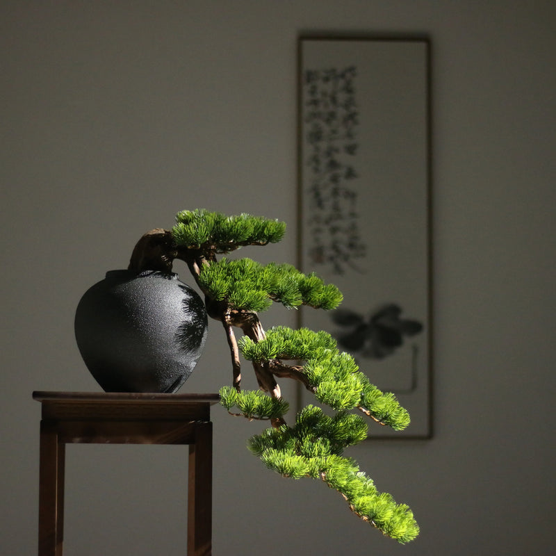 Artificial Cliff Pine Bonsai Fake Plant