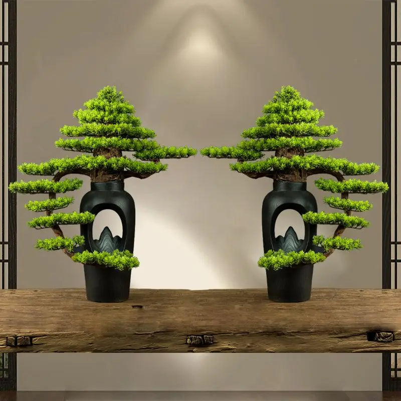 Artificial Pine Bonsai Tree Decoration