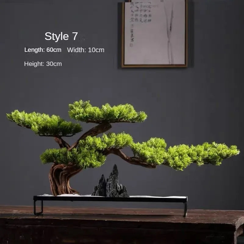 Artificial Bonsai Pine Tree 2ft Tall