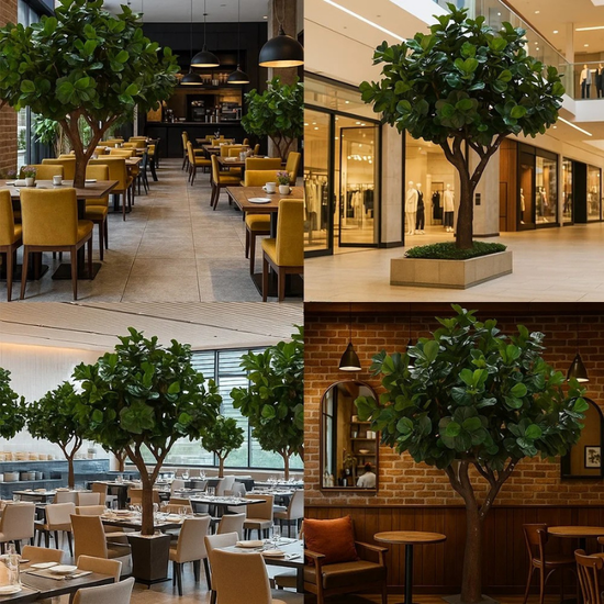 Artificial Fiddle Leaf Fig Tree 10 FT Indoor Display
