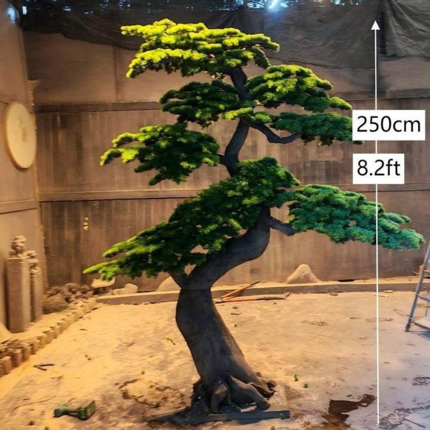 Artificial Cedar Bonsai Pine Tree 6.5FT Indoor Outdoor