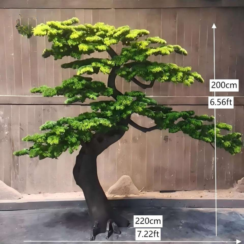 Artificial Cedar Bonsai Pine Tree 6.5FT Indoor Outdoor